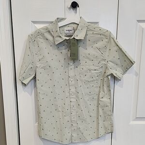 Goodfellow & Co Light Green Patterned Shirt